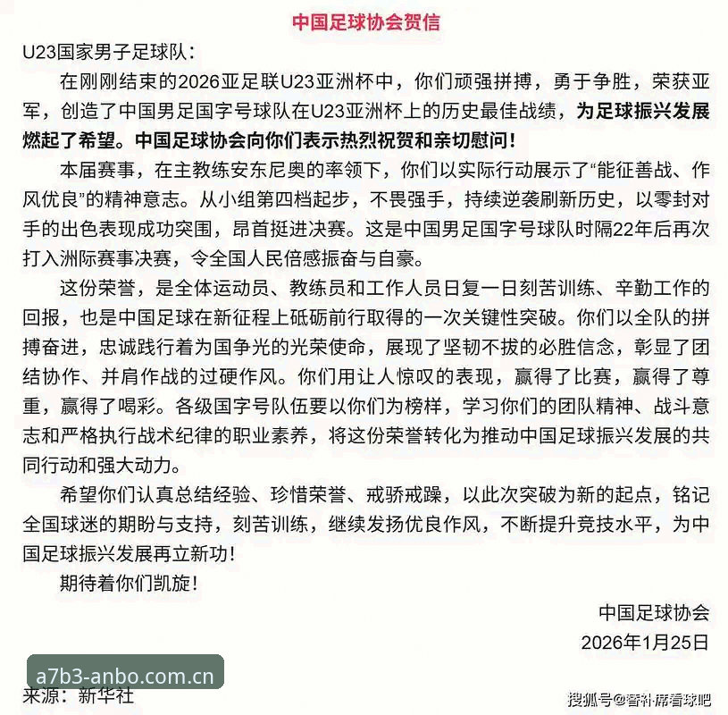 U17世界杯抽签结果深度解析 - 安博电竞平台视角下的中国足球青训新格局